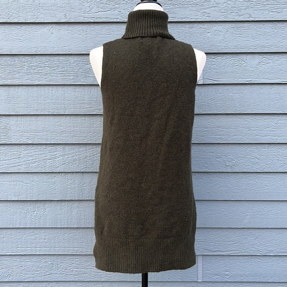 Cynthia Rowley Wool Blend Sleeveless Turtleneck Tunic Sweater - Picture 5 of 10